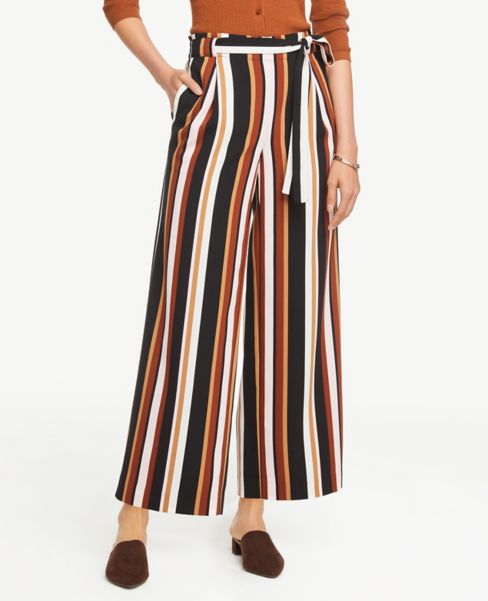 ann taylor striped pants