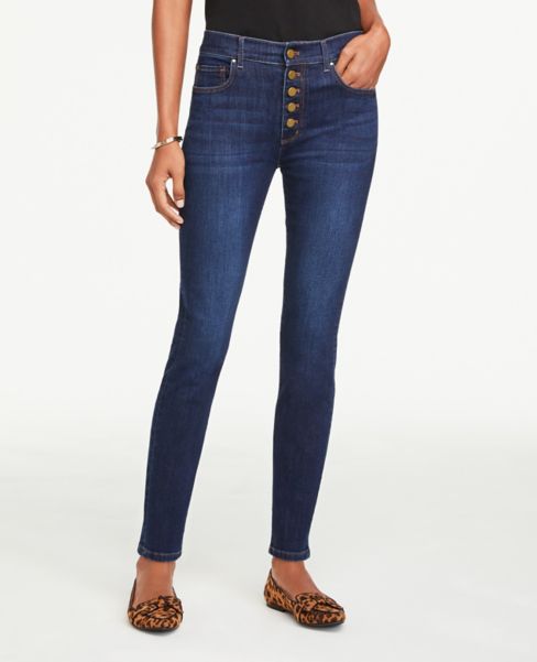 dark indigo skinny jeans