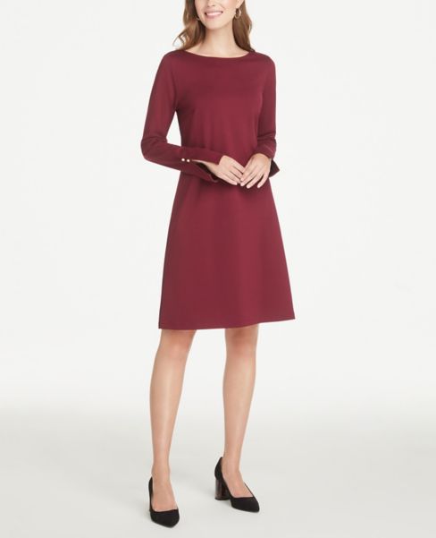 ponte shift dress