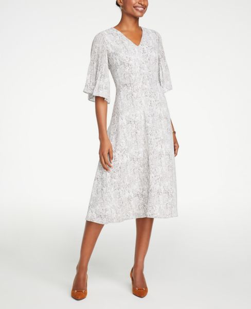 ann taylor snakeskin dress