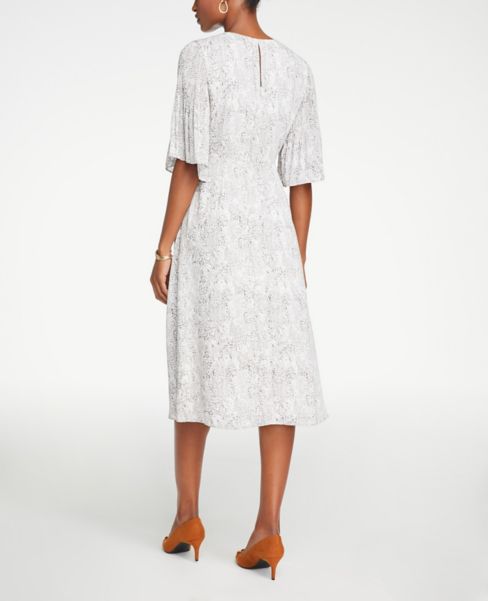 ann taylor snakeskin dress