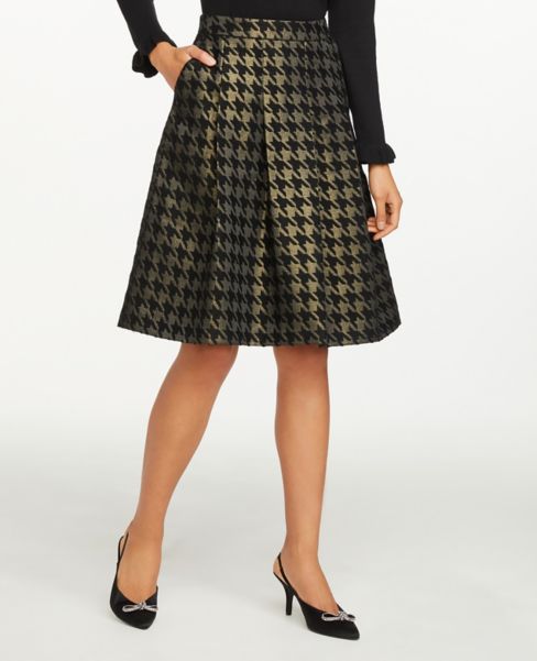 houndstooth skirt