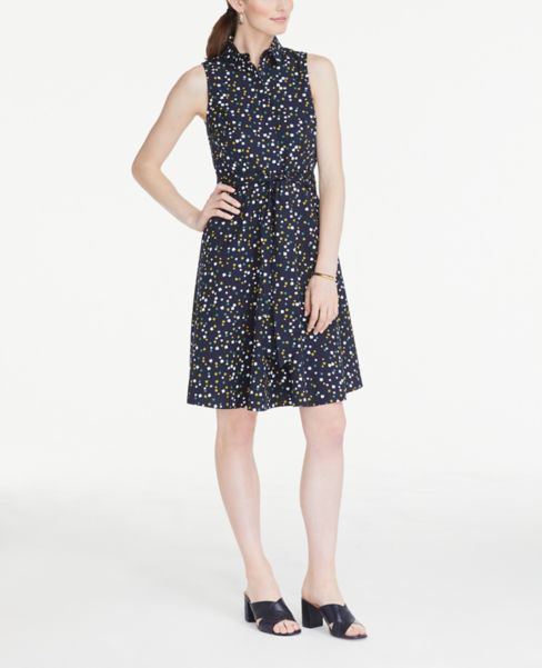 ann taylor polka dot dress