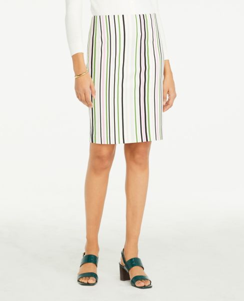 Image of Ann Taylor Factory Striped Pencil Skirt