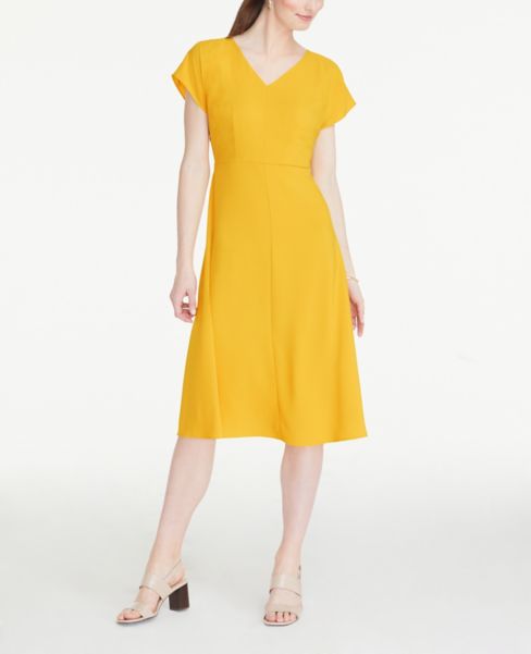 bow back midi dress