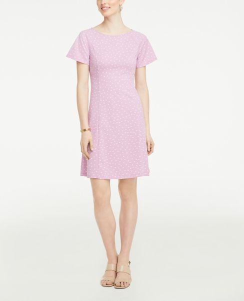 ann taylor flutter sleeve dress