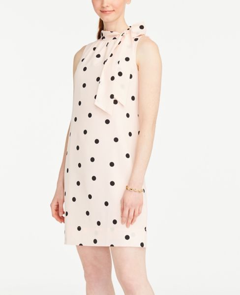 ann taylor polka dot dress