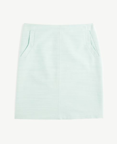 Image of Ann Taylor Factory Textured Pocket A-Line Skirt