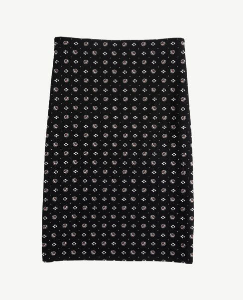Image of Ann Taylor Factory Bandana Floral Pull On Pencil Skirt
