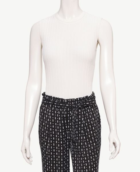Image of Ann Taylor Factory Ribbed Sweater Shell Top