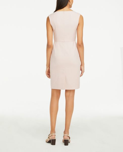 square neck sheath dress