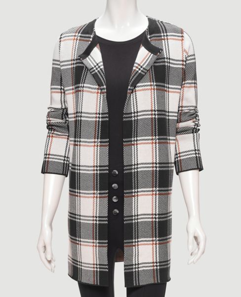 coatigan plaid