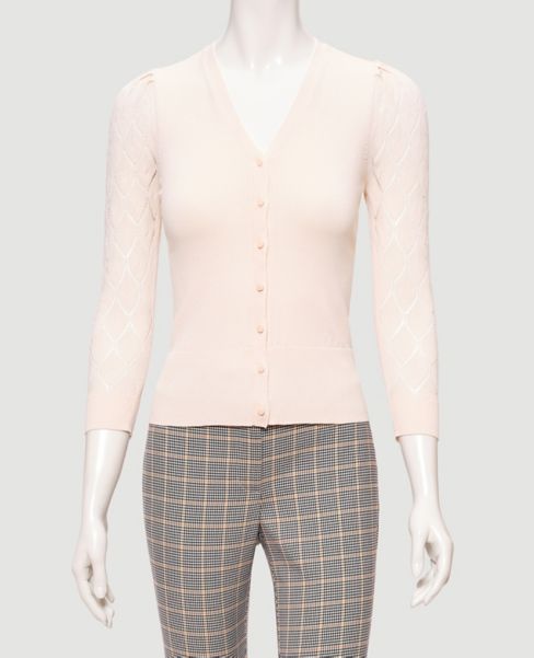 pointelle brand cardigan