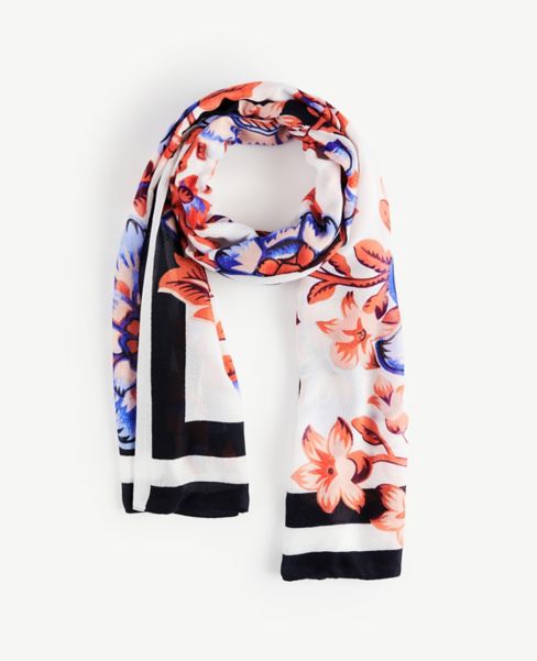 Image of Ann Taylor Factory Floral Scarf