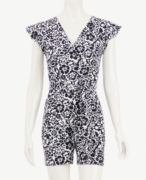 ann taylor white jumpsuit