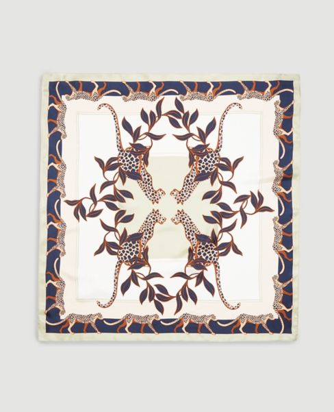 Image of Ann Taylor Factory Leopard Square Scarf