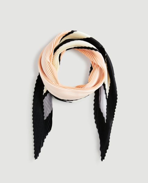Image of Ann Taylor Factory Pleated Square Scarf