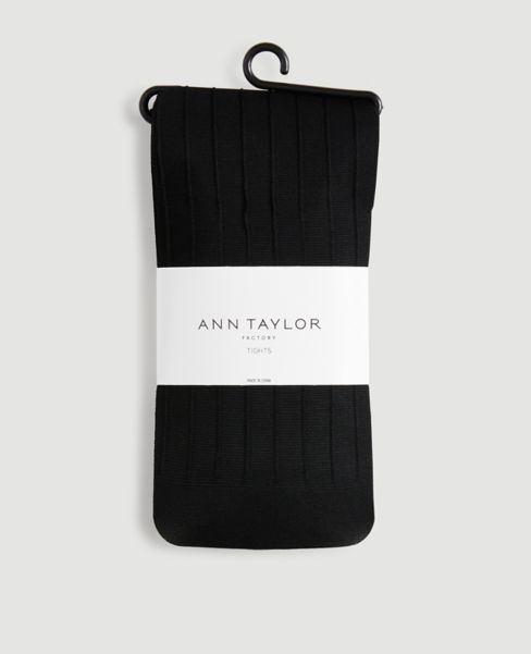 Image of Ann Taylor Factory Ribbed Tights