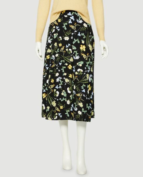 Image of Ann Taylor Factory Floral Midi Skirt