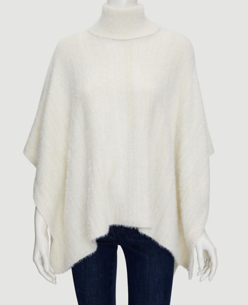Image of Ann Taylor Factory Shimmer Turtleneck Poncho