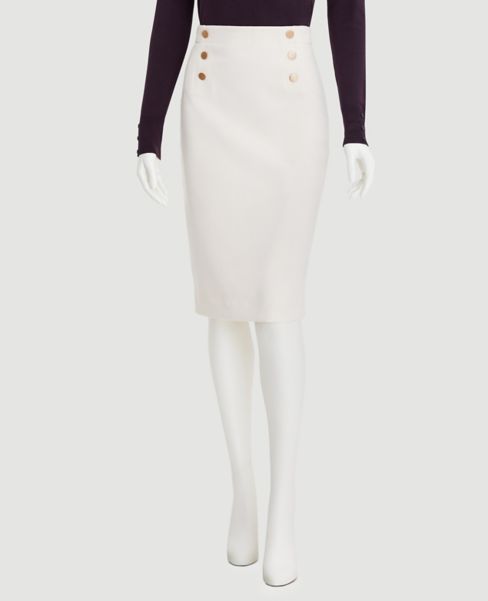 Image of Ann Taylor Factory High Waist Sailor Pencil Skirt