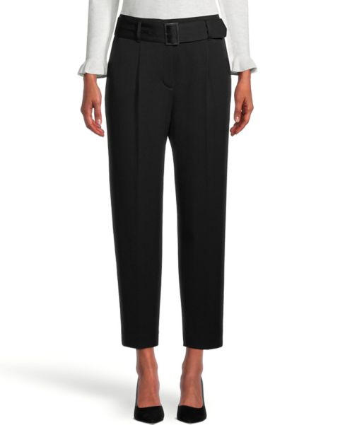 Image of Ann Taylor Factory Belted Tapered Ankle Pants