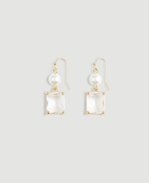 Pearlized Fireball Drop Earrings