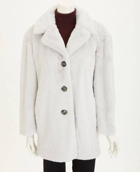petite faux fur coat