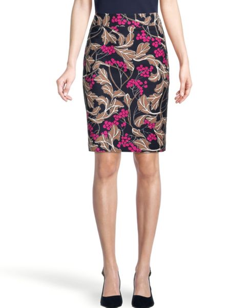 ann taylor floral pencil skirt