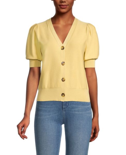 Puff Sleeve Cardigan