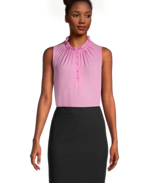 Image of Ann Taylor Factory Button Shell Top