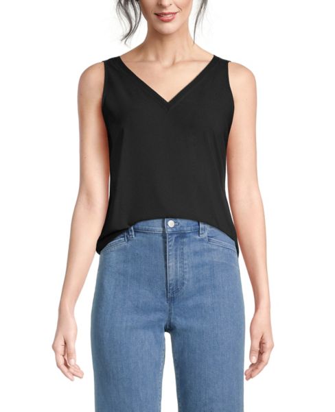 Image of Ann Taylor Factory Sheer Trim Shell Top