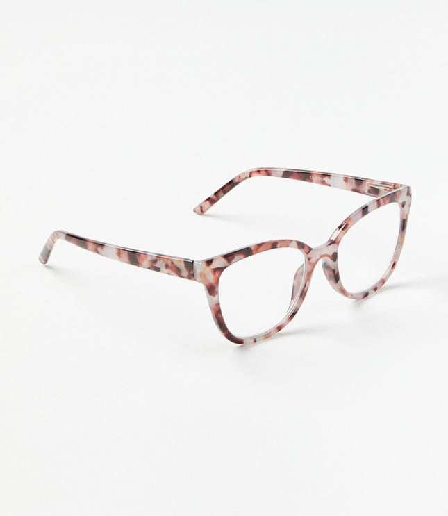 Loft Matte Tortoiseshell Print Reading Glasses
