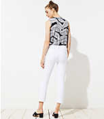 Skinny Crop Jeans in White carousel Product Image 3