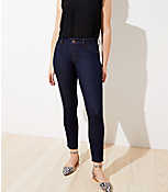 Curvy Skinny Jeans in Dark Rinse Wash carousel Product Image 1