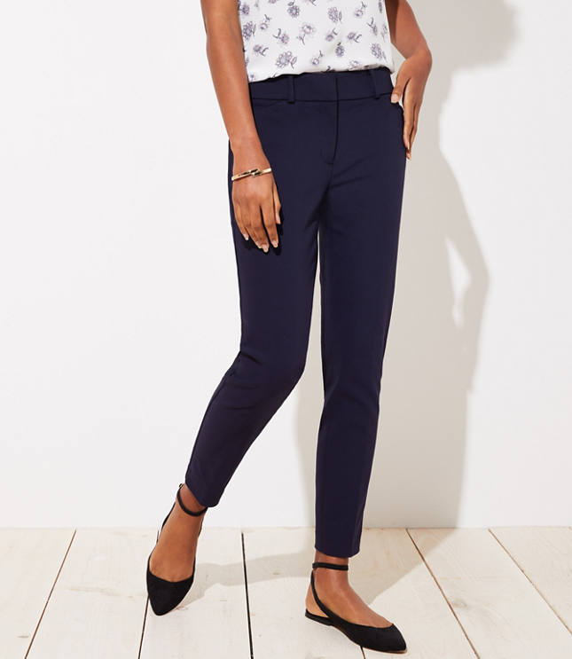 loft curvy skinny ankle pants