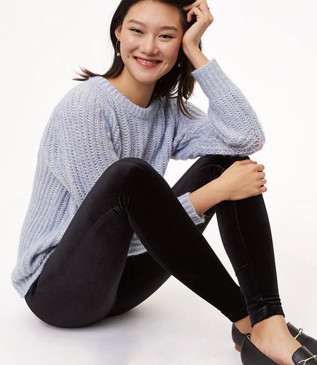 loft velvet pants