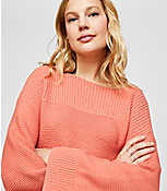Ribbed Boatneck Sweater carousel Product Image 1