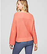 Ribbed Boatneck Sweater carousel Product Image 3