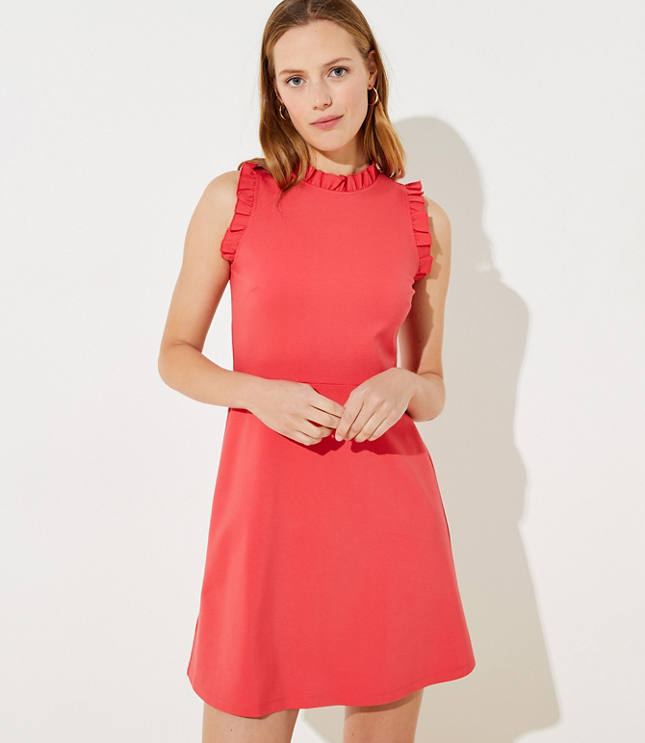 ponte flare dress