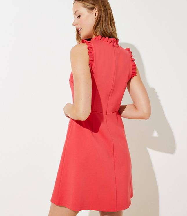 ponte flare dress