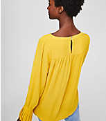 Pleated Cuff Blouse carousel Product Image 3