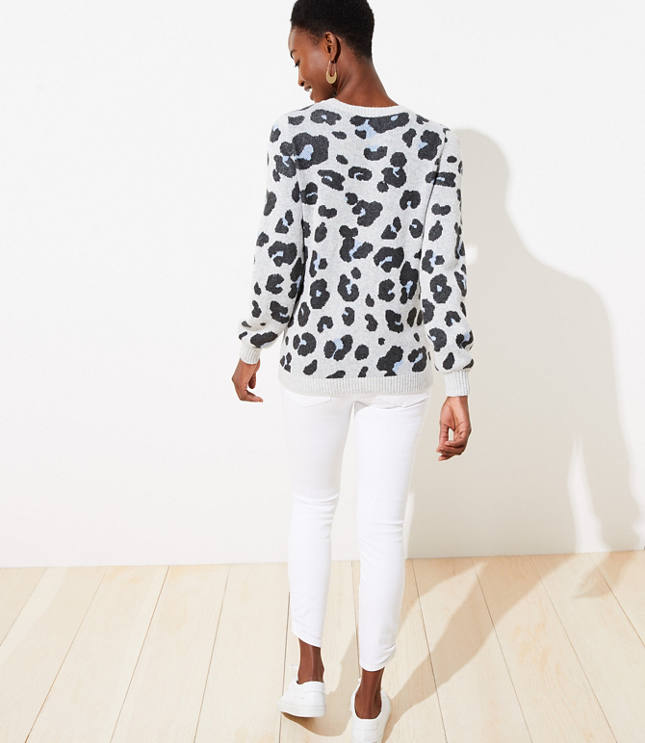 Leopard Jacquard Sweater