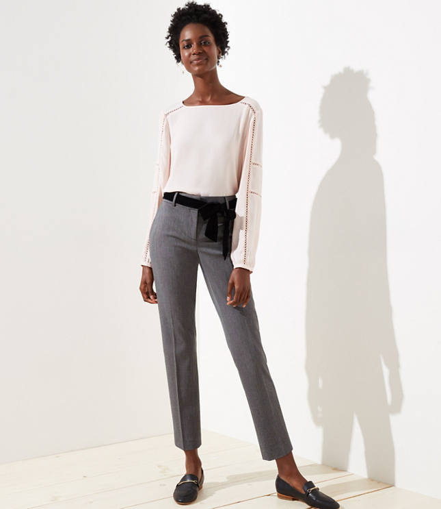 Slim tie waist pencil best sale pants in marisa fit