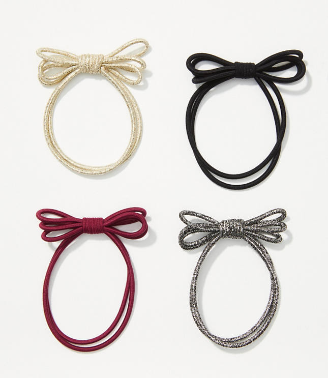 Bow Hair Tie Set