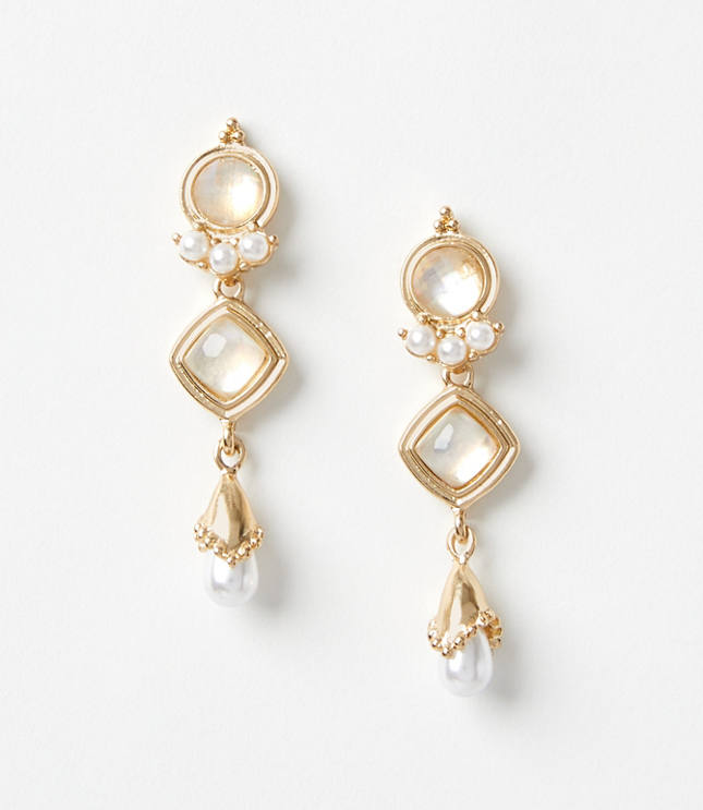 Pearlized Statement Earrings