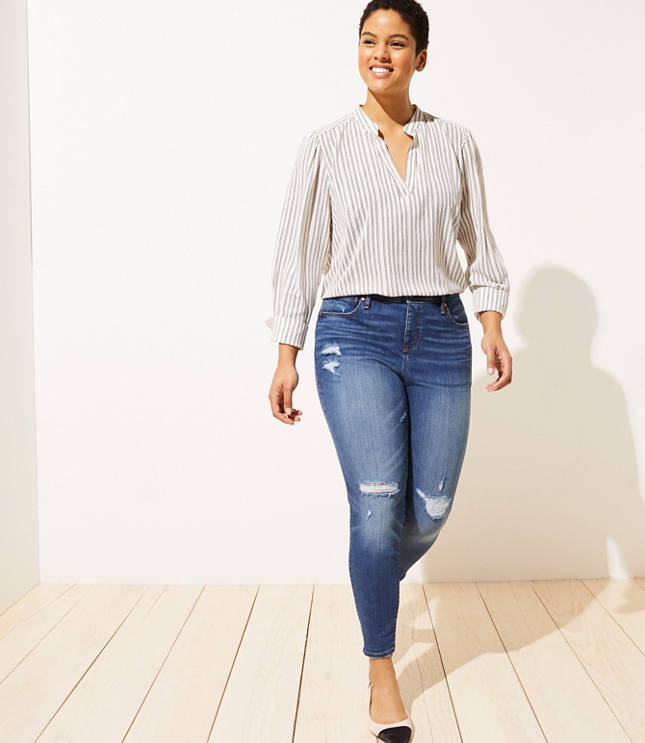 loft plus size jeans