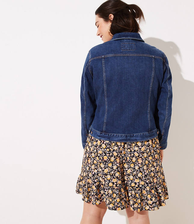 loft modern denim jacket