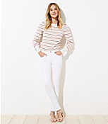 Mid Rise Slim Pocket Skinny Jeans in White carousel Product Image 1