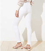 Mid Rise Slim Pocket Skinny Jeans in White carousel Product Image 3